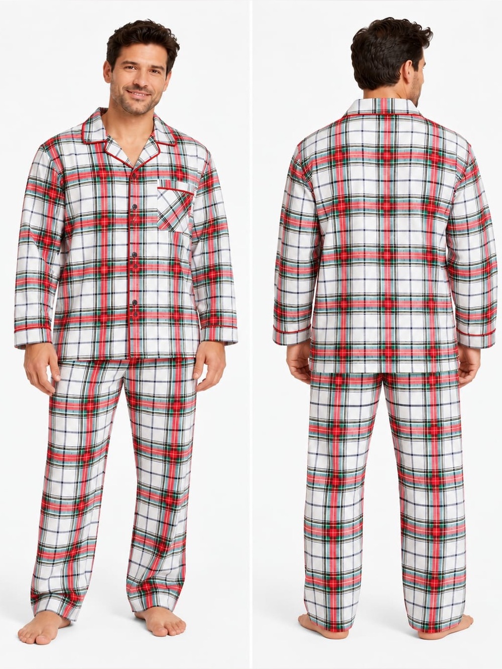Wondershop Mens XL Plaid Cotton Flannel Pajama Set NWT Holiday Winter Gift Set